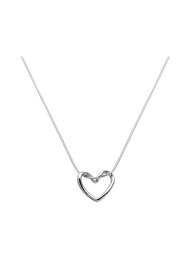 Fayrouz Jewellery Women Hollow Heart Stainless Steel Clavicle Bone Pendant Necklace Light Luxury Simple Fashion Accessories - Image 5
