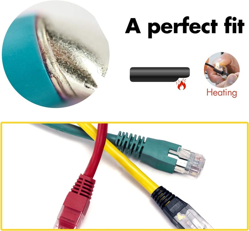 Young4us 6 Pack 3/4'' Heat Shrink Tube 3:1 Adhesive-Lined Heat Shrinkable Tubing 6 Color 1.3Ft - Image 4