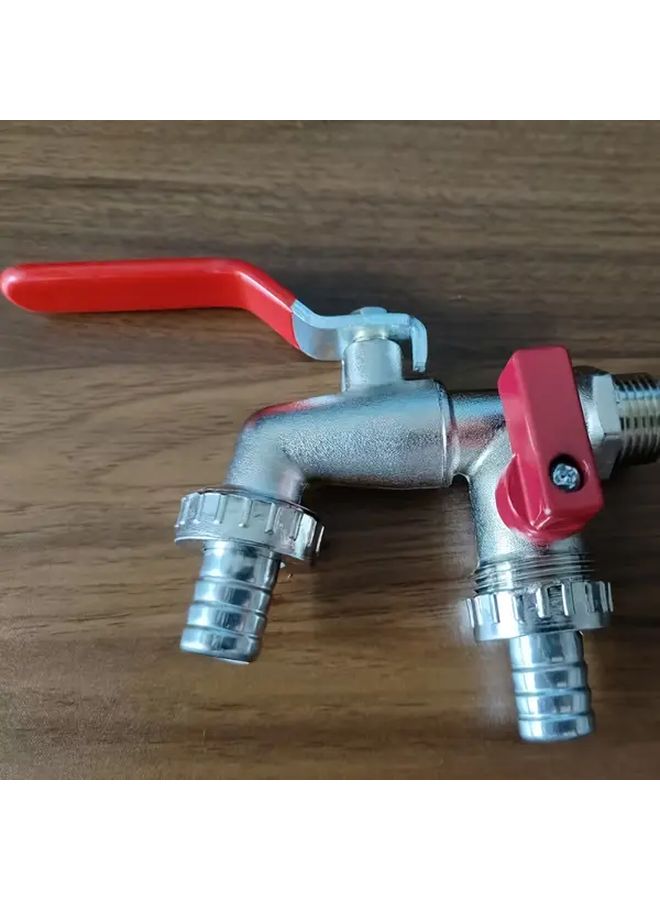 Single Outlet Heavy Duty Metal Garden Faucet For Outdoor Watering System - Image 1