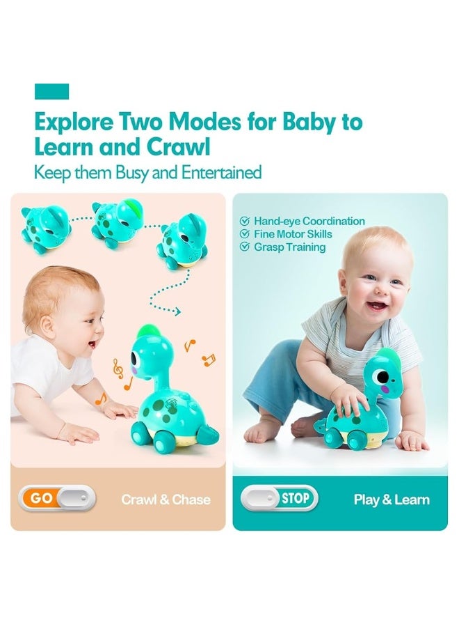 CubicFun Baby Toys 6-12 Months - Touch & Go Musical Light Infant Toys Baby Crawling Baby Toys 12-18 Months, Tummy Time Toys for 1 Year Old Boy Gifts Girl Toddlers Christmas Stocking Stuffers for Age 1-2 - Image 3