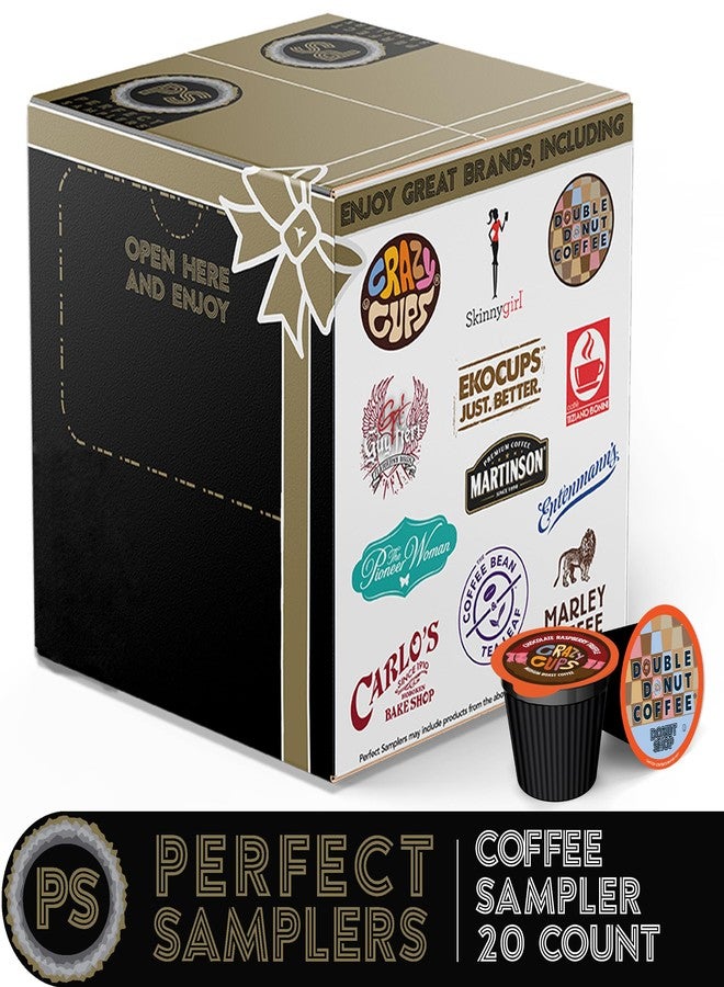 Crazy Cups Perfect samplers Variety Pack Sampler, Assorted Single Serve Pods for Keurig K Cups Makers, 20 Count - Image 2