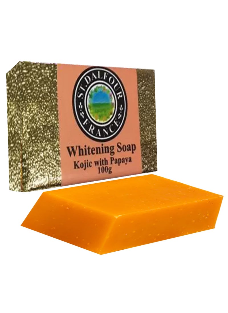 St.Dalfour Dalfour Beauty Gold Foil Kojic With Papaya Soap  - Image 1