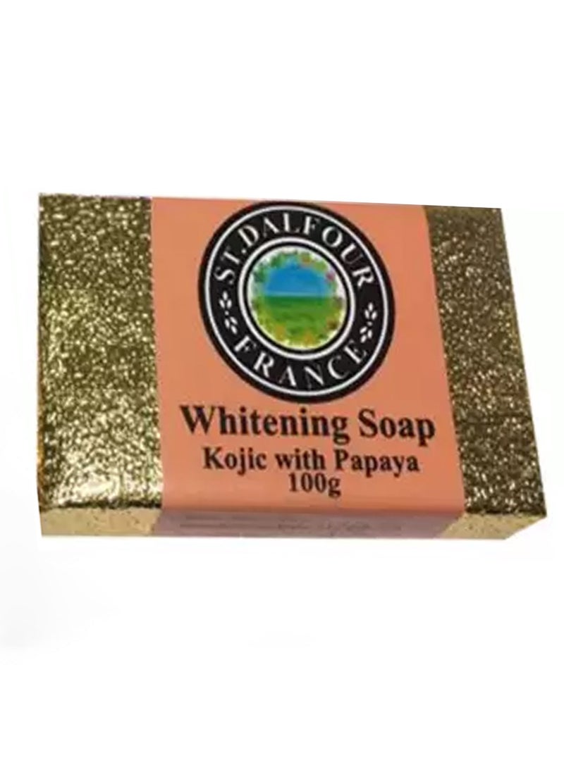 St.Dalfour Dalfour Beauty Gold Foil Kojic With Papaya Soap  - Image 3