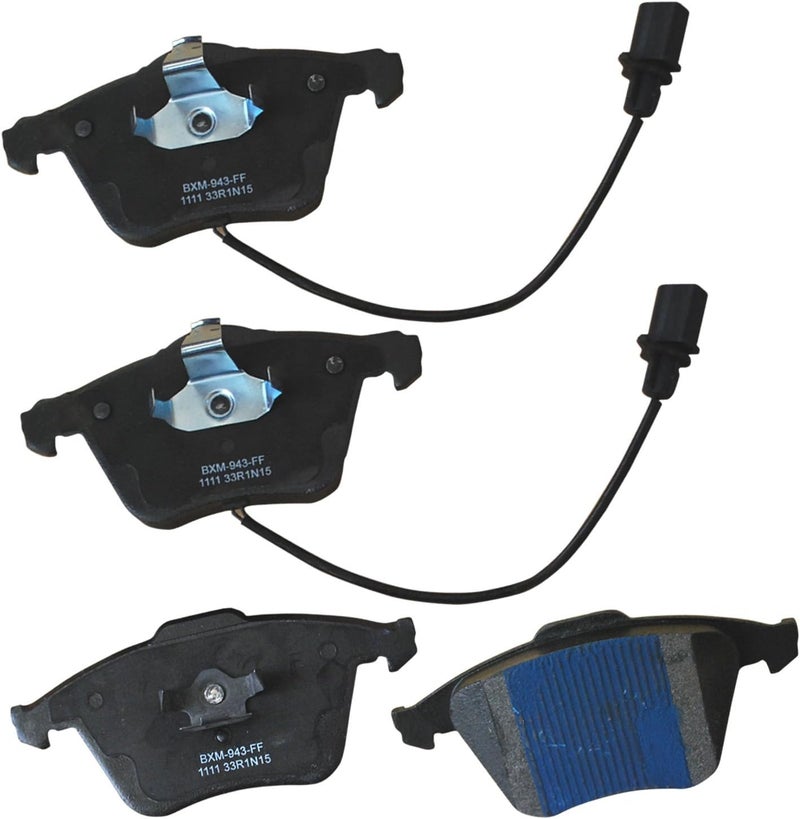 Bendix Premium SBM1111 Semi-Metallic Front Brake Pads for Audi A4 2009-2005,A4 Quattro 2003,A4 Quattro 2009-2005,A6 2011-2005,A6 Quattro 2011-2005,S3 2012-2011,S4 2009-2004,Volkswagen Golf R 2012 - Image 1