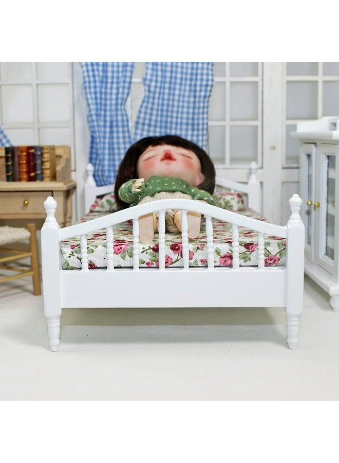 SXFSE Dollhouse Decoration Accessories,Mini Dollhouse Furniture Bed Miniature Bed Room Kids Pretend Play Toy - Image 5