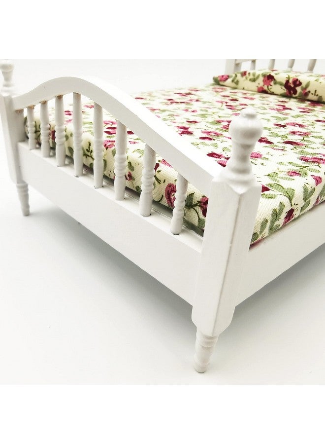 SXFSE Dollhouse Decoration Accessories,Mini Dollhouse Furniture Bed Miniature Bed Room Kids Pretend Play Toy - Image 3