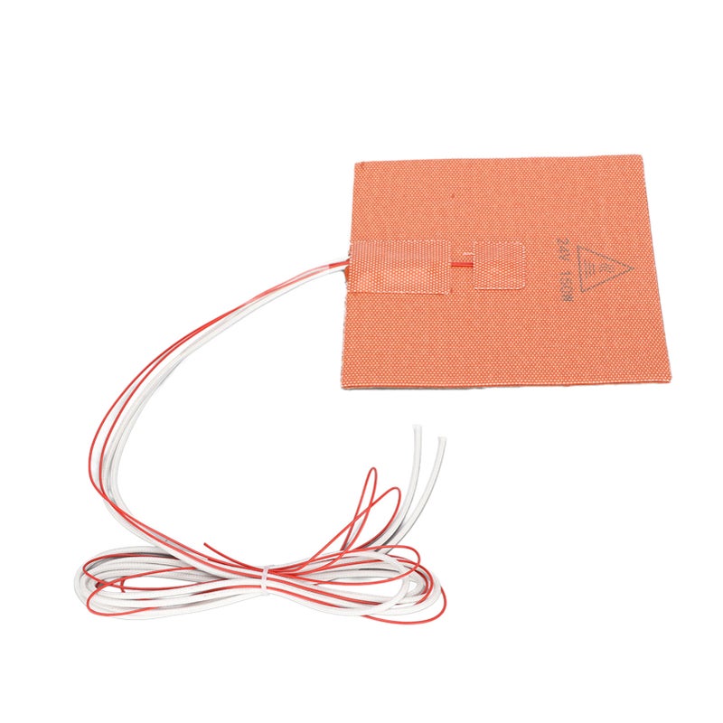 Silicone Heater Pad High Temperature Resistant with Back Glue Hot Bed Silicone Heating Pad 3D Printer Accessories 150x150mm 24V 150W - Image 1