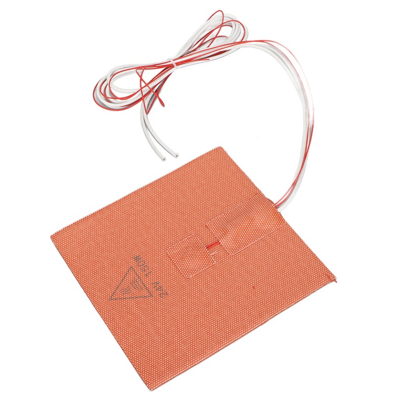 Silicone Heater Pad High Temperature Resistant with Back Glue Hot Bed Silicone Heating Pad 3D Printer Accessories 150x150mm 24V 150W - Image 5