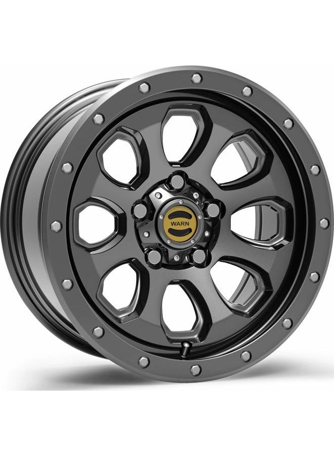 WARN 106686 Epic Wheels, Fits: Jeep Wrangler JL, JK and Gladiator JT - Moonsault, Gunmetal Grey - Image 1