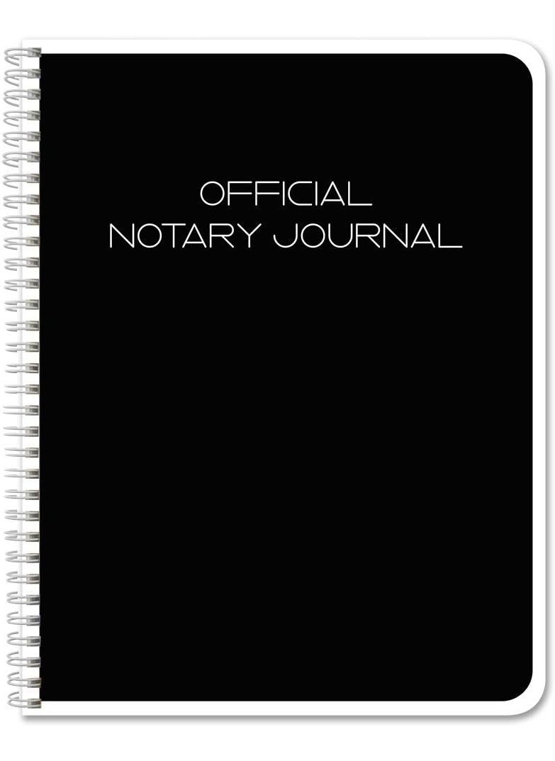 BookFactory BookFactory Official Notary JournalLog Book 96 Pages 85 X 11 46 of 50 State Journal of Notarial Acts WireO LOG0967CWPPNotary  - Image 1