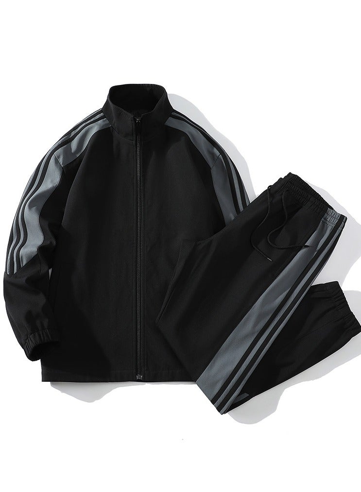 KUYING Men's loose sportswear and sports pants two-piece set  - Image 1