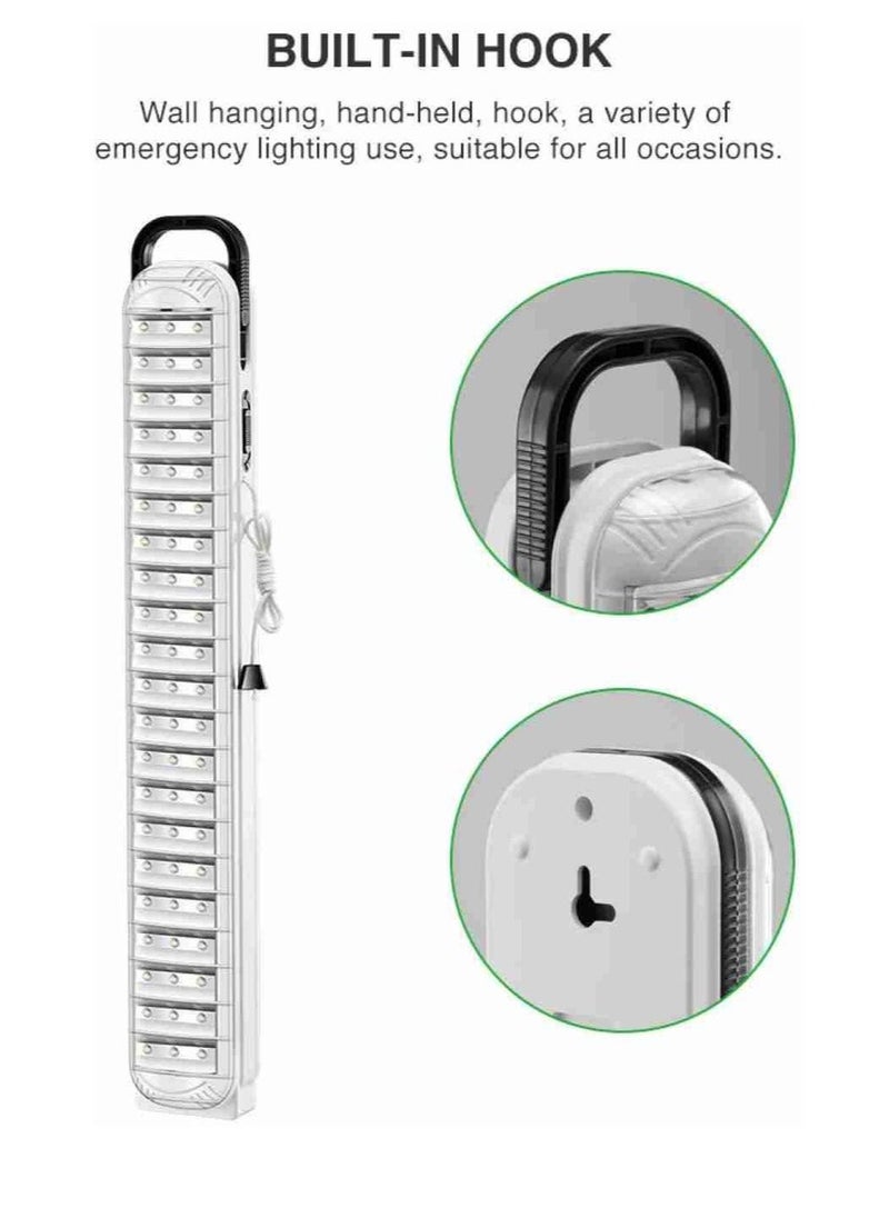 DP LED Portable Emergency Rechargeable Hand Lamp with Solar Panel Charge Port 12.6W  - Image 5