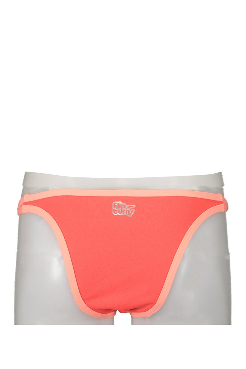 speedo Women Freestyle Bikini, Neon Orange  - Image 2
