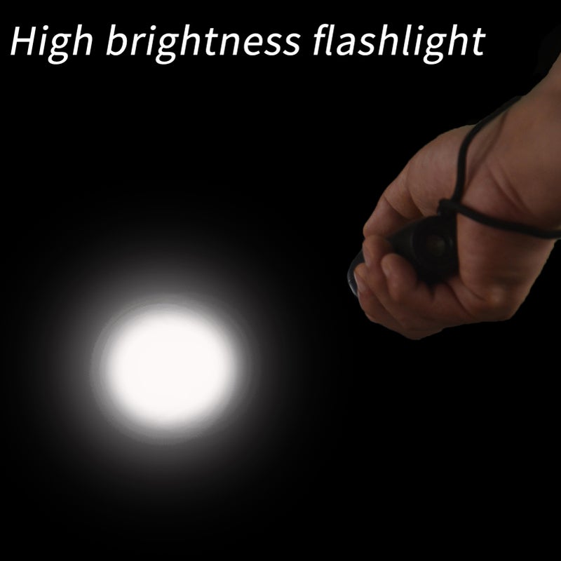 Upgrade Ultrasonic Dog Repeller 3 Modes Portable Chargeable Dog Drive Device with Intelligent High Brightness Flashlight Dog Training Device with LED Indicator Colorful Light Function - Image 4