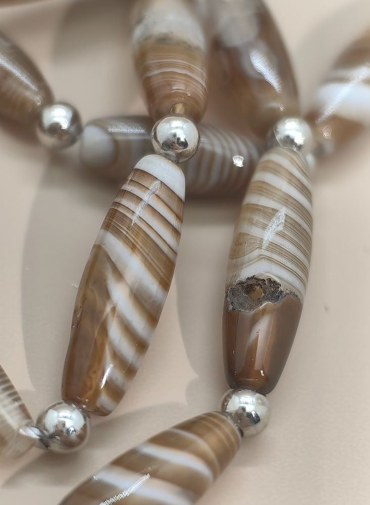 موجود عقد من العقيق الطبيعي/للرجال والنساء - Image 4