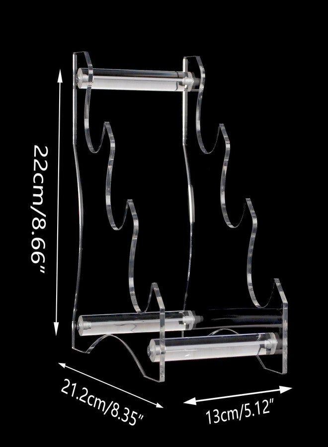 WANLIAN Lightsaber Display Stand Acrylic Desktop Lightsaber Hilt Holder Light saber Collection Display Case(Transparent) - Image 2