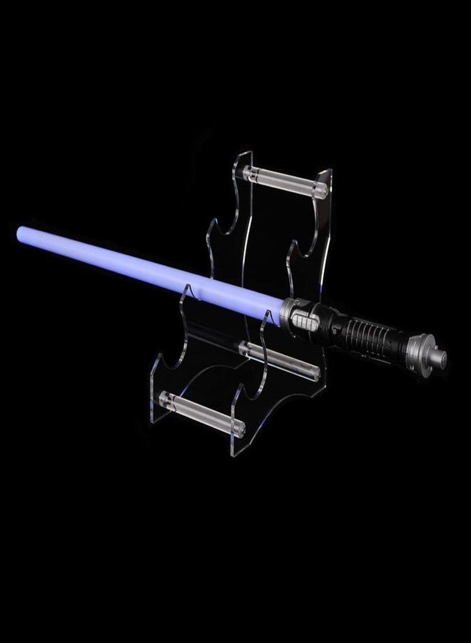 WANLIAN Lightsaber Display Stand Acrylic Desktop Lightsaber Hilt Holder Light saber Collection Display Case(Transparent) - Image 3