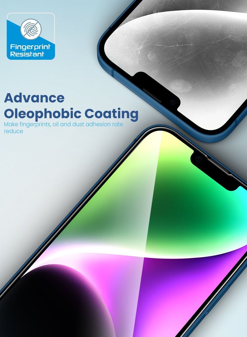 Remson Glass Guard Pro + 9H Tempered Glass Screen Protector Full Coverage HD Clear with Auto Alignment Installation Tool Designed for iPhone 13  6.1 inch - Image 4