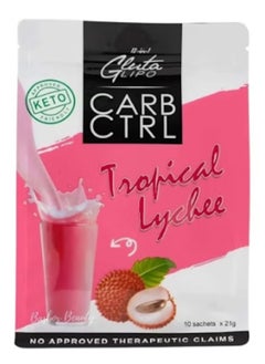 Gluta Glutalipo 12 in 1 CARB CTRL, 10 Sachets (Tropical Lychee)  - Image 2