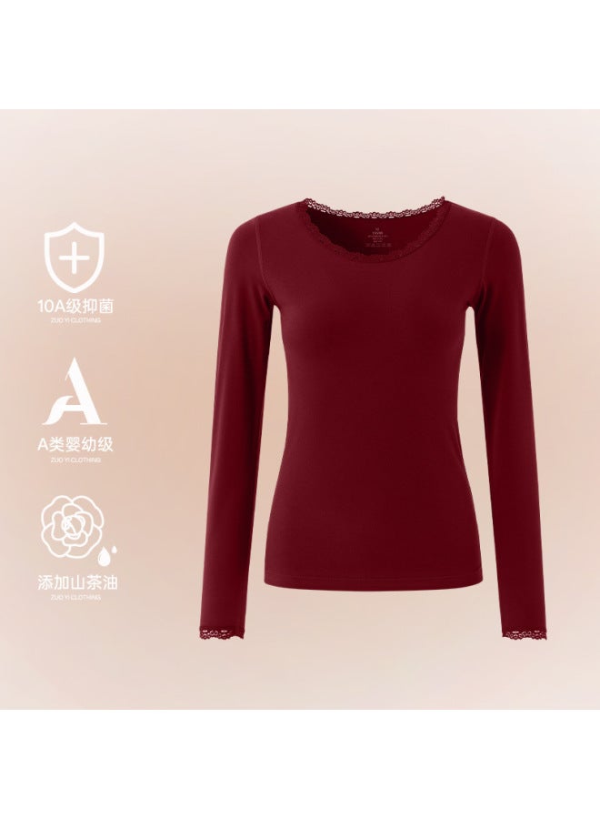 10a Antibacterial Koi Good Luck Velvet Thermal Underwear Women's Set Fleece-lined Far Infrared Heating Autumn Clothes And Long Pants For Men And Women