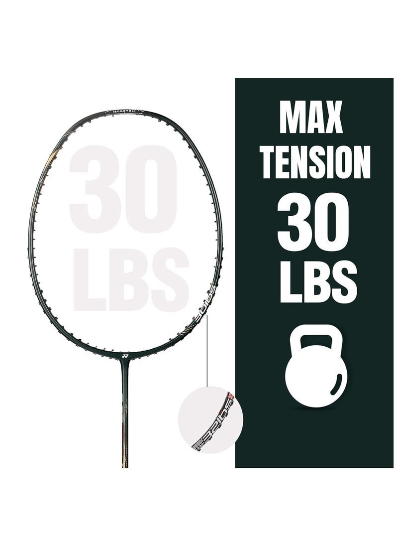 Yonex - Astrox Lite 43i Badminton Racquet | Color: Dark Green | Size: Standard | Material: Graphite | Grip Size: G4 5U | Lightweight | Isometric Head Shape | Solid Frame & Slim Shaft - Image 1