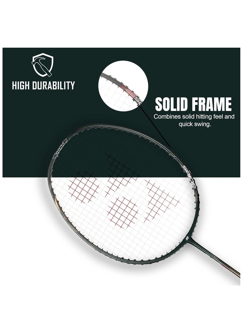 Yonex - Astrox Lite 43i Badminton Racquet | Color: Dark Green | Size: Standard | Material: Graphite | Grip Size: G4 5U | Lightweight | Isometric Head Shape | Solid Frame & Slim Shaft - Image 1