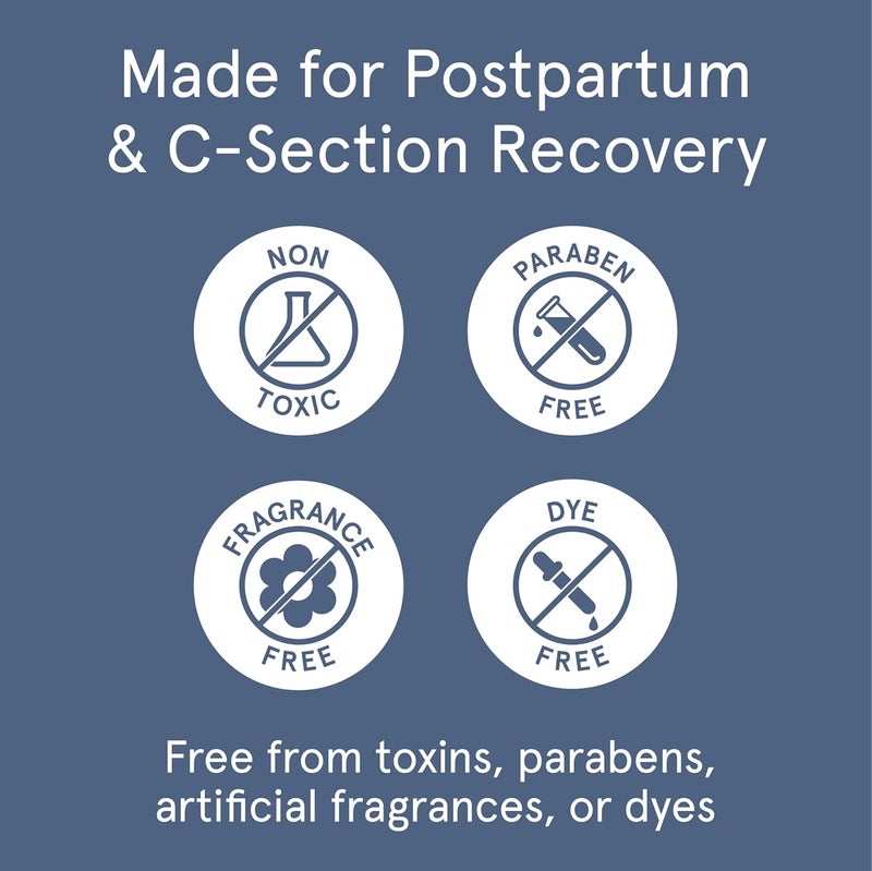 LOLA Organic Cotton Postpartum Pads  32 Count Ultra Absorbent and Extra Long Pads Overnight and Full Coverage Adult Incontinence Pad for Women Postpartum Essentials - Image 3