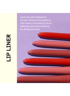Winky Lux Lip Liner Waterproof Lip Liner Demi Matte Lip Liner Pencil Mauve And Brown Lip Liners Use With Matte Lipstick Meow  - Image 2