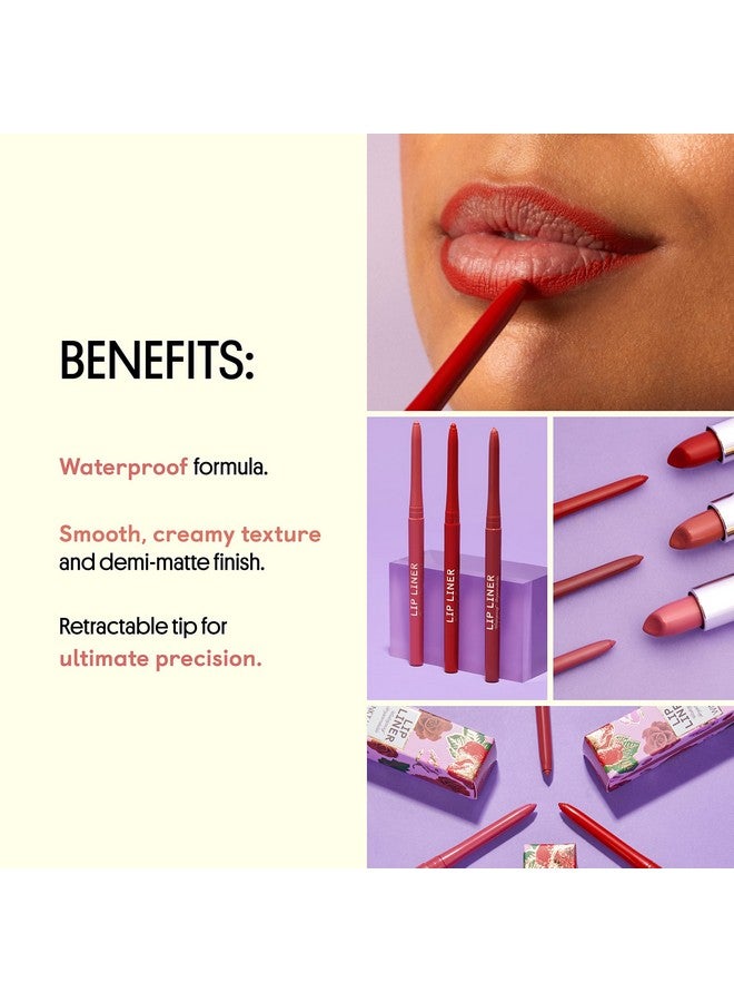 Winky Lux Lip Liner Waterproof Lip Liner Demi Matte Lip Liner Pencil Mauve And Brown Lip Liners Use With Matte Lipstick Meow - Image 3