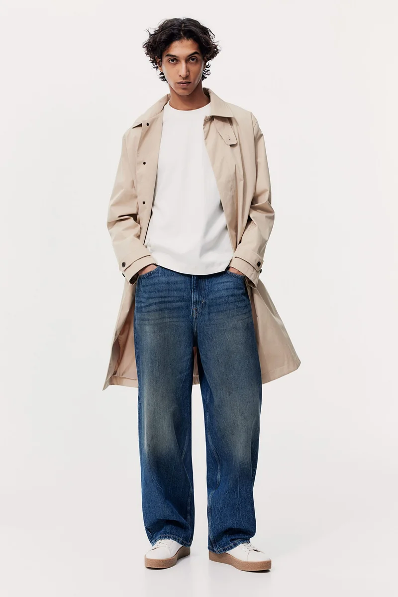 اتش اند ام جينز فضفاض