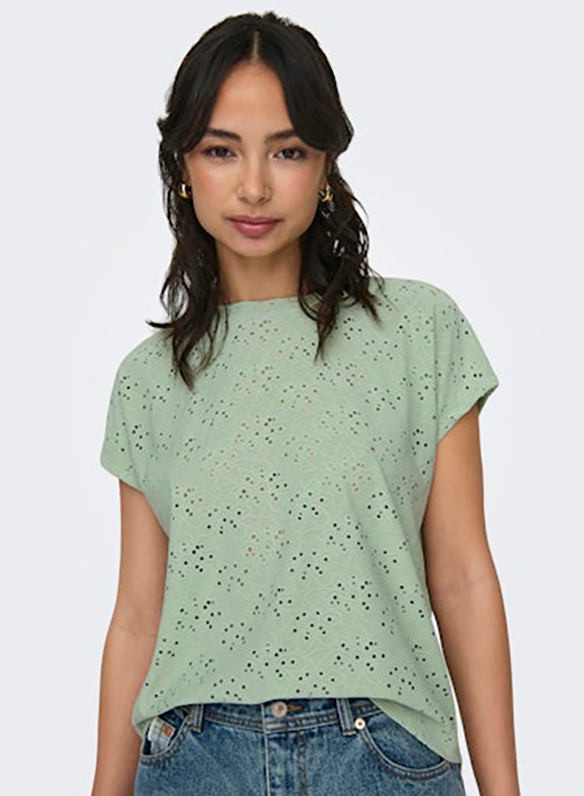 ONLY ONLY Womens Smilla Life Shortsleeve Top Juniors  - Image 1