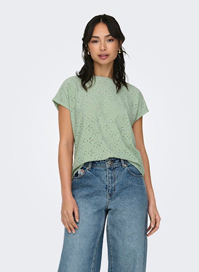 ONLY ONLY Womens Smilla Life Shortsleeve Top Juniors  - Image 2