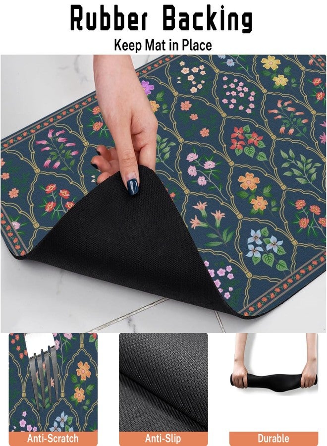 Ideasonna Absorbent Pet Dog Bowl Mat for Food and Water, Pet Cat Food Feeding Mat with Non Slip Rubber Backing, Dog Food Mats for Floors Waterproof, 12"x20" - Image 4