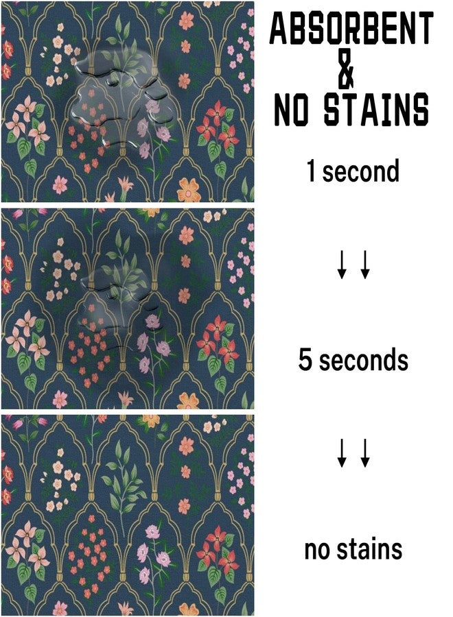 Ideasonna Absorbent Pet Dog Bowl Mat for Food and Water, Pet Cat Food Feeding Mat with Non Slip Rubber Backing, Dog Food Mats for Floors Waterproof, 12"x20" - Image 5