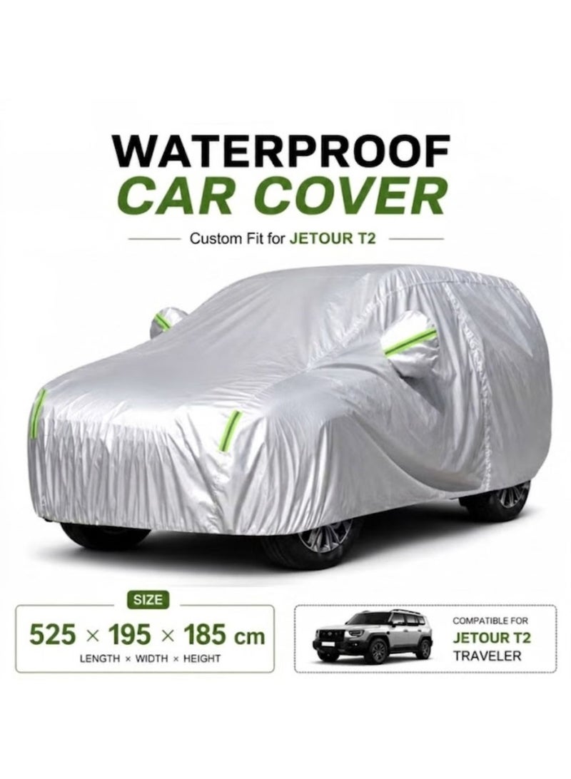 ZEESQUARE Jetour T2 Accessories Bundle | Waterproof SUV Car Cover 210D Oxford with UV Protection & Portable Cordless Pressure Washer Kit for Car Cleaning - Image 5