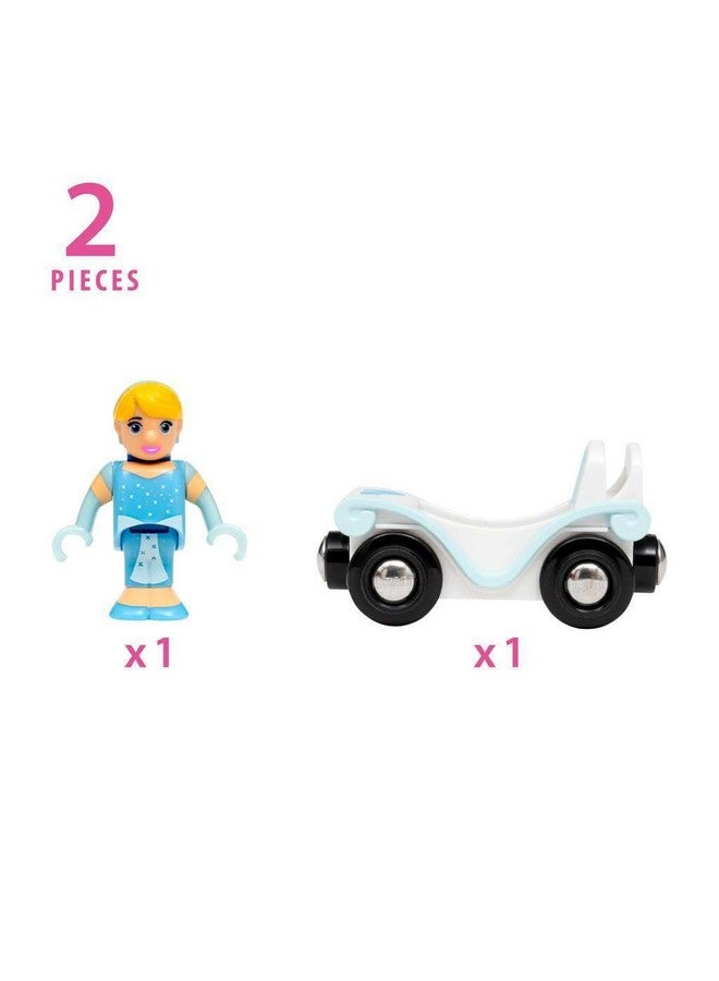 BRIO - 33322 Disney Princess Cinderella & Wagon | 2 Piece Toy Train for Kids Ages 3 and Up - Image 4