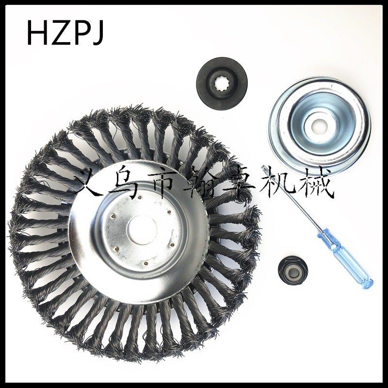 Rust Removal Disc Lawn Mower Gear Box Steel Wire Grass Head Weeding Head Weeding Disc Brush Cutter Accessories Hzpj - Image 4