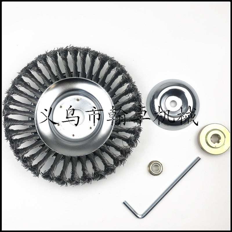Rust Removal Disc Lawn Mower Gear Box Steel Wire Grass Head Weeding Head Weeding Disc Brush Cutter Accessories Hzpj - Image 5