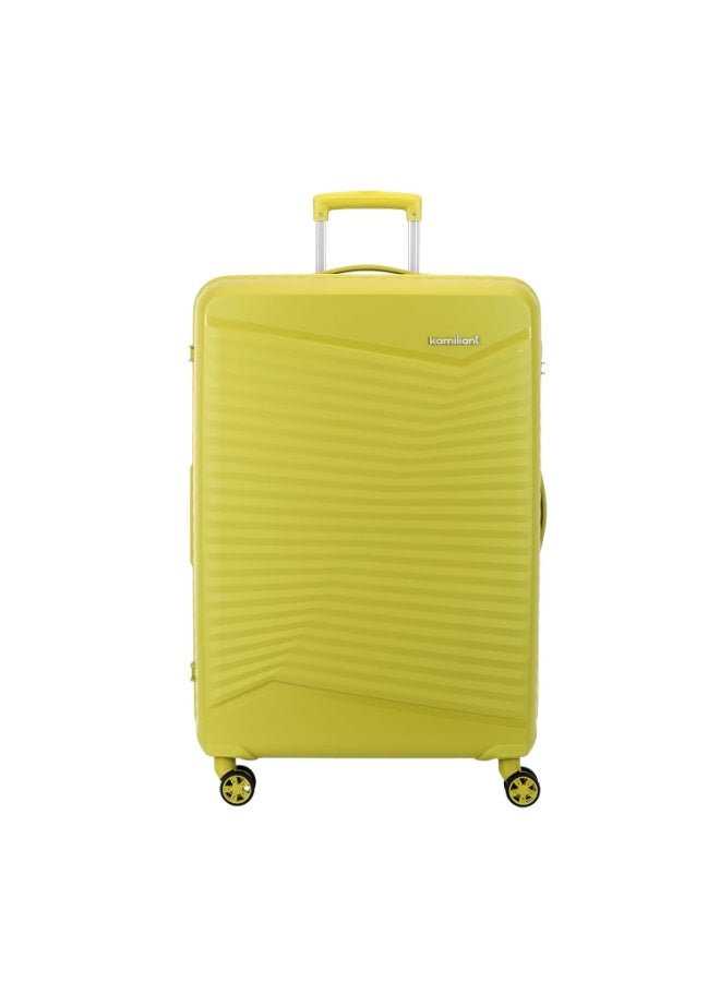 Kamiliant by American Tourister Rock-Lite Large 79 Cm Check-in Hard Sided Trolley Bag for Men & Women, Suitcase 99L for Travel with 3 Digit Combination Lock - Cress Green - Image 2