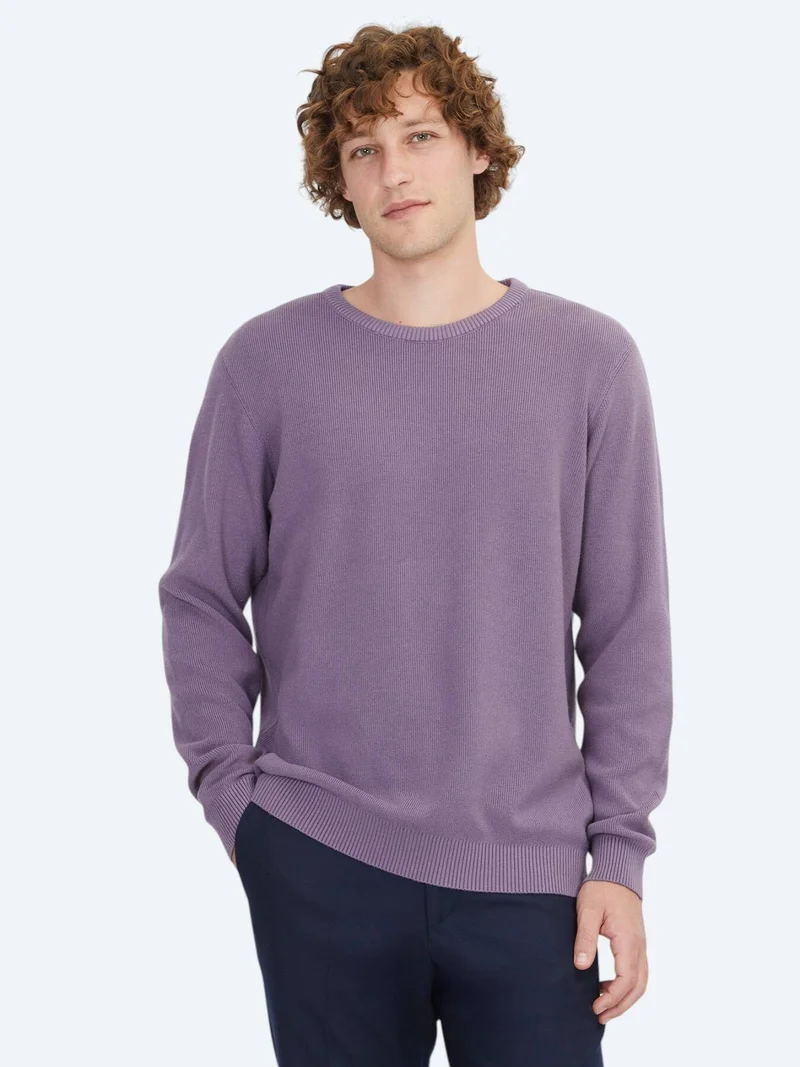 Kip Purple Knitwear Sweatshirt