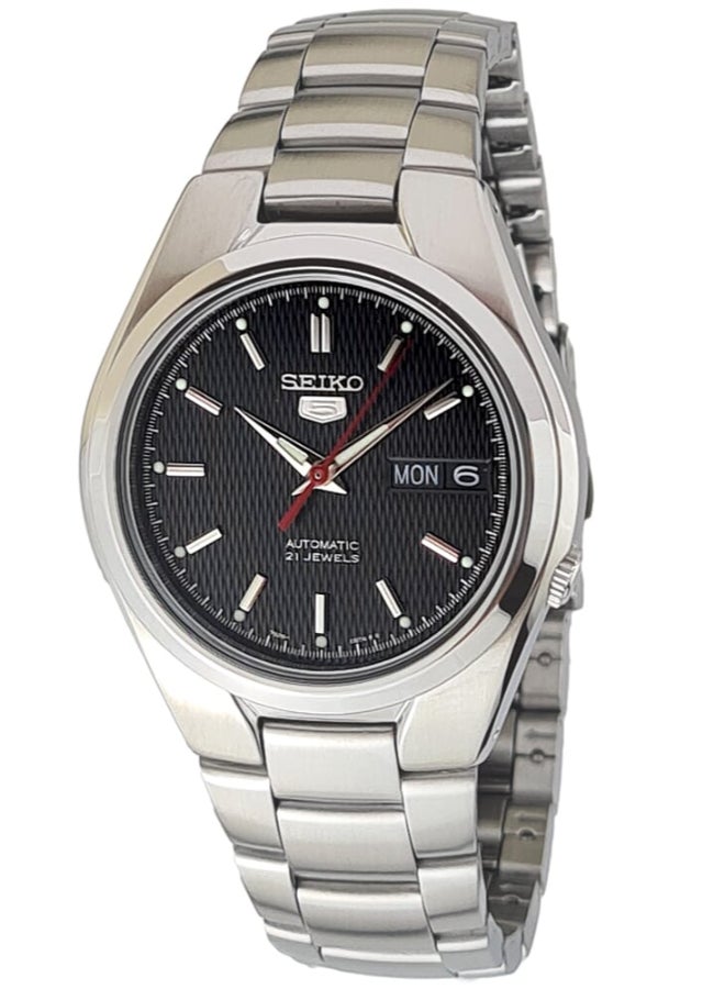 Seiko Classic 21 Jewels 37 mm Stainless Steel Watch for Men SNK607K1 - Image 1