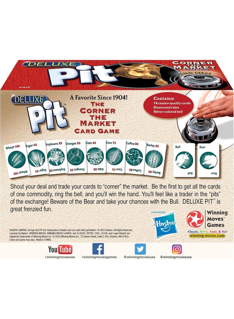 Winning Moves Deluxe Pit by Winning Moves Games USA, Loud and Raucous Party Game for 3 to 8 Players, Ages 7 and Up - Image 2