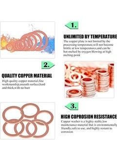 Oasisgalore Crush Washer, Copper Washers Assortment Set Suitable for All Types of Engines  - Image 5