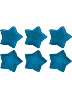 Bybirgül Blue 12L Silicone Mini Star Cake Mold, Muffin Mold, Cupcake Mold 12 Pieces - pzsku/ZAC2559EA6965051DC552Z/45/_/1730593394/00ff54e4-45fe-4ee5-b775-8022a1bc753d