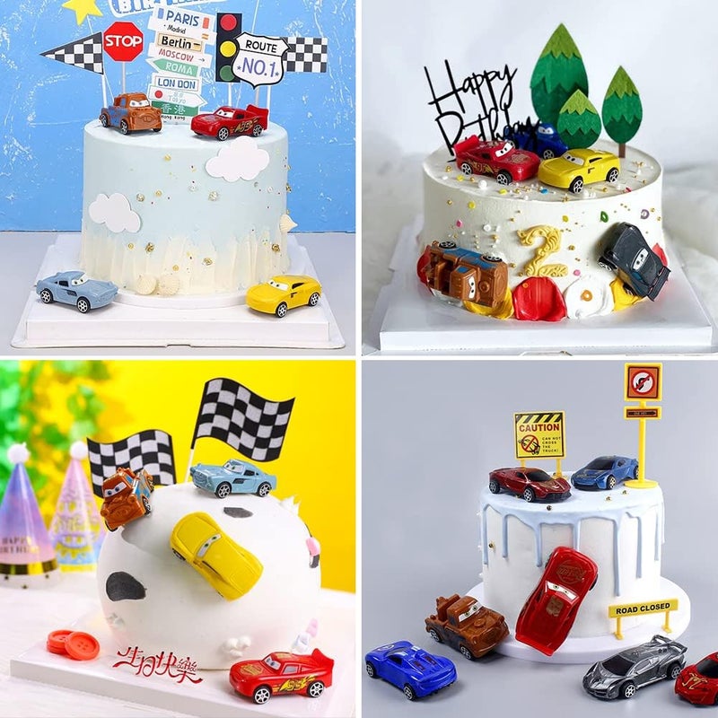 Fitto 12 PCS Mini Cars Toy Set - Colorful Die-Cast Vehicles for Kids - Image 5