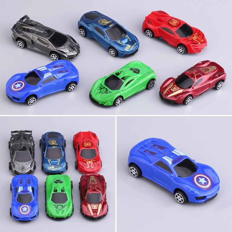 Fitto 12 PCS Mini Cars Toy Set - Colorful Die-Cast Vehicles for Kids - Image 4