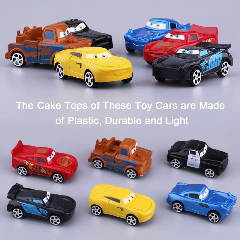 Fitto 12 PCS Mini Cars Toy Set - Colorful Die-Cast Vehicles for Kids - Image 3