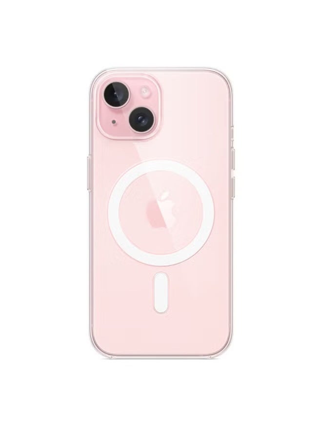 RADSUN Clear Magnetic Shockproof Case Cover for iPhone 15 – Transparent Slim Protective Case with Strong Magnetic Adsorption & Drop Protection - Image 3