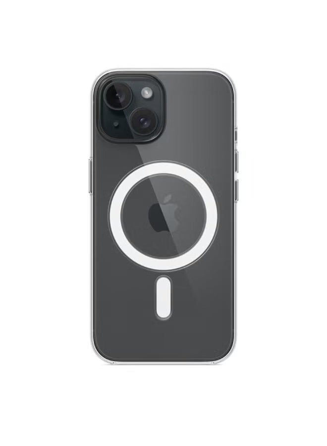 RADSUN Clear Magnetic Shockproof Case Cover for iPhone 15 – Transparent Slim Protective Case with Strong Magnetic Adsorption & Drop Protection - Image 2