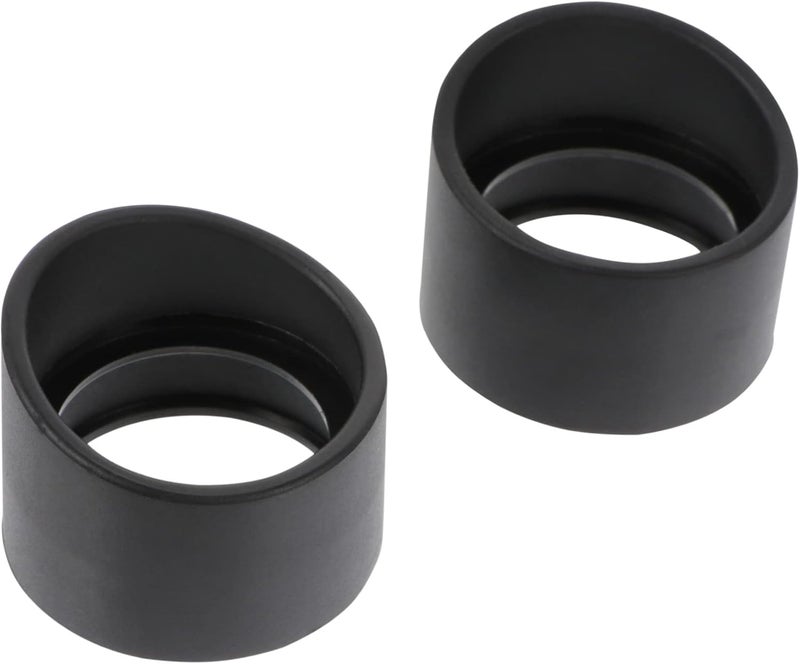 2pcs Rubber Eyepiece Guards for Microscope Soft Eye Shield Cups Inner Diameter Protects Eyes During Observations for Labs and Schools - Image 1
